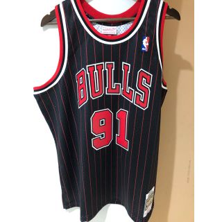 ミッチェルアンドネス(MITCHELL & NESS)のMitchell & Ness swingman jersey デニスロッドマン(バスケットボール)