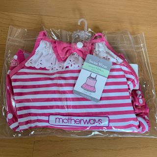 マザウェイズ(motherways)の新品　マザウェイズ   水着　ピンク　104 フリル　リボン(水着)