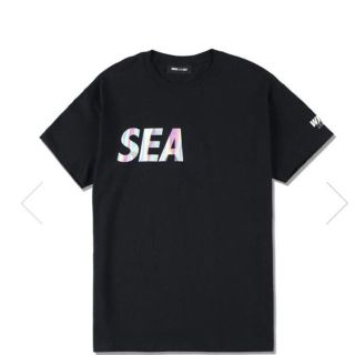 シー(SEA)のSEA (middle-iridescent) T-SHIRT BLACK L(Tシャツ/カットソー(半袖/袖なし))