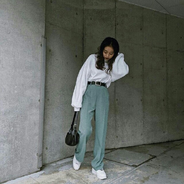 SLY Light Color High Waist Pants