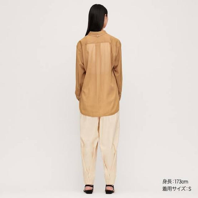 UNIQLO(ユニクロ)の【ユニクロ　U】ボタンダウンシャツ☆シアーシャツ レディースのトップス(シャツ/ブラウス(長袖/七分))の商品写真