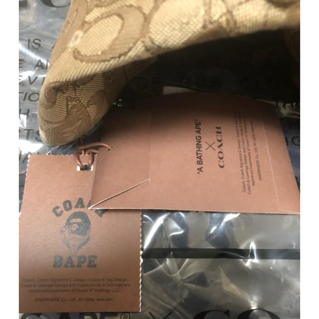 A BATHING APE(アベイシングエイプ)のBAPE × COACH BASEBALL CAP ベースボールキャップ メンズの帽子(キャップ)の商品写真