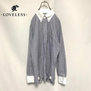 ラブレス(LOVELESS)のラブレス　LOVELESS シャツ　長袖　ストライプ　メンズ　カットソー(シャツ)