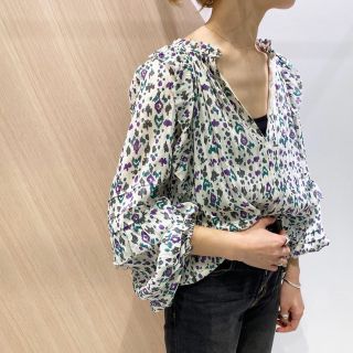 イザベルマラン(Isabel Marant)のイザベルマランエトワール  EYDENレーヨンブラウス 34(シャツ/ブラウス(長袖/七分))