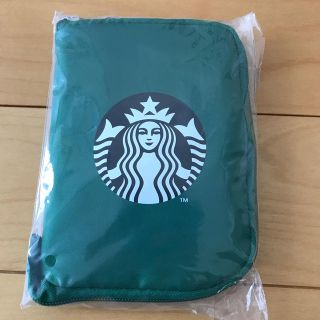 スターバックスコーヒー(Starbucks Coffee)のスターバックス　エコバッグ　グリーン　新品未使用(エコバッグ)