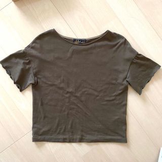 エディットフォールル(EDIT.FOR LULU)のeditforlulu Tシャツ　カーキ (Tシャツ(半袖/袖なし))