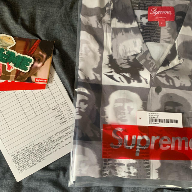 supreme チェ　ゲバラ　レーヨンシャツ　Lサイズ