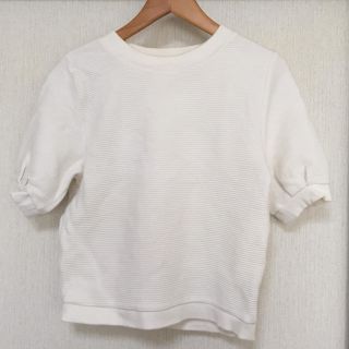 マウジー(moussy)のマウジー ホワイト トップス(Tシャツ(半袖/袖なし))