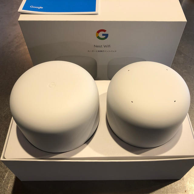 Google NEST WIFI + 拡張ポイント　WiFiルーターGoogle