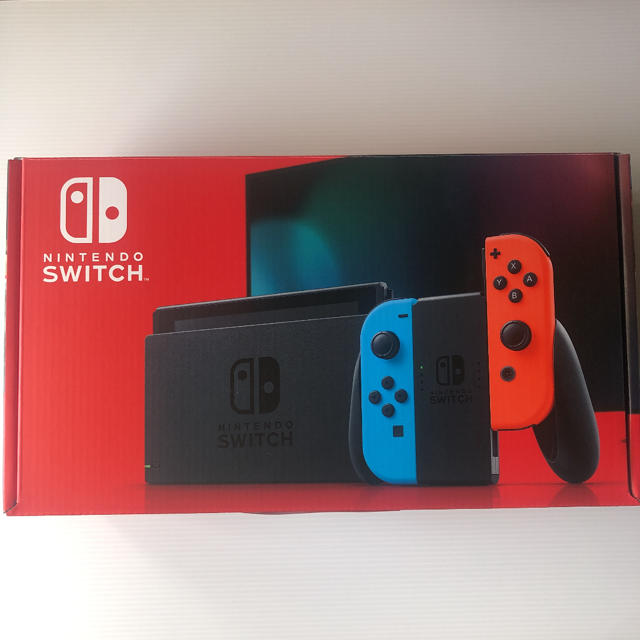 【新品】新モデル ニンテンドースイッチ ネオンブルー・ネオンレッド switch