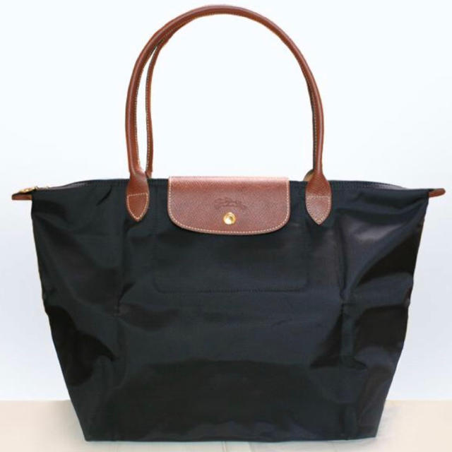 LONGCHAMP(ロンシャン)のロンシャン   トートバッグ　Lサイズ　ブラック美品 レディースのバッグ(トートバッグ)の商品写真