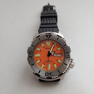 セイコー(SEIKO)のSEIKO モンスター　オレンジ　ダイバー(腕時計(アナログ))