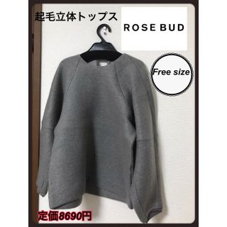 ローズバッド(ROSE BUD)の即購入○ ローズバッド　トップス　新品未使用(カットソー(長袖/七分))