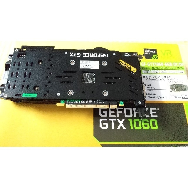 玄人志向 GF-GTX1060-E 6GB/OC2/DF