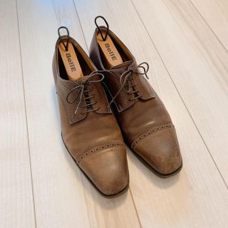 サントーニ(Santoni)のSantoni サントーニ ビジネスシューズ 茶色 ドレスアップシューズ 革(ドレス/ビジネス)