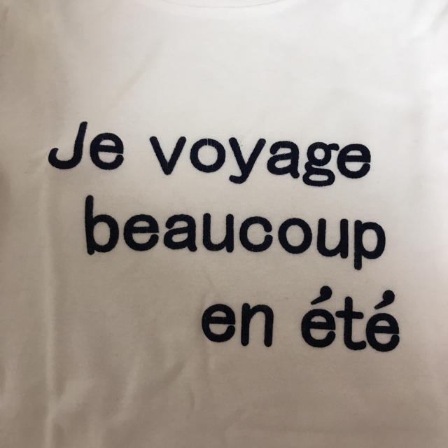 IENA(イエナ)のje voyage beaucoup en ete Tシャツ レディースのトップス(Tシャツ(半袖/袖なし))の商品写真