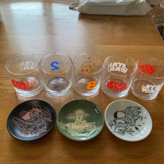 STAR WARS グラス　豆皿　セット(SF/ファンタジー/ホラー)