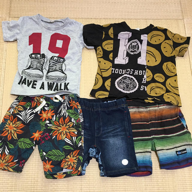 男の子サイズ100＊used＊夏服まとめ売り！！ キッズ/ベビー/マタニティのキッズ服男の子用(90cm~)(Tシャツ/カットソー)の商品写真