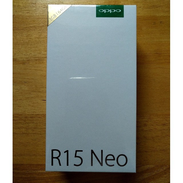 スマートフォン/携帯電話OPPO R15 NEO Diamond Blue simフリー 新品 未開封