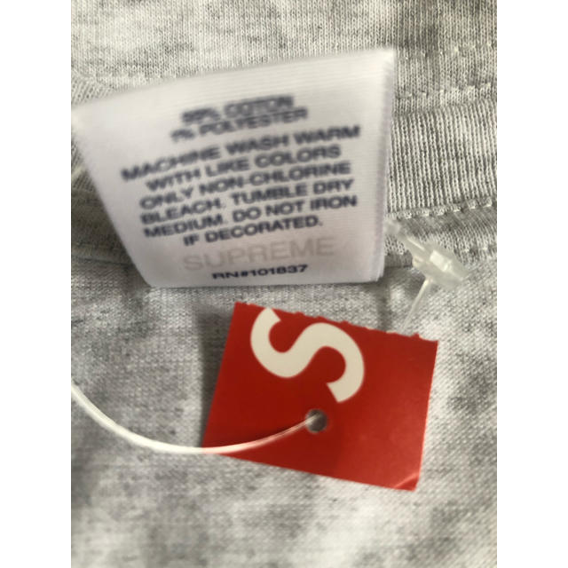 supreme 2020 ss motion logo tee Ash Grey