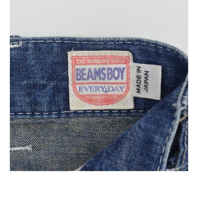 BEAMS BOY(ビームスボーイ)のBEAMS 　ユーズド加工　デニムスカート　　値下げしました!! レディースのスカート(その他)の商品写真