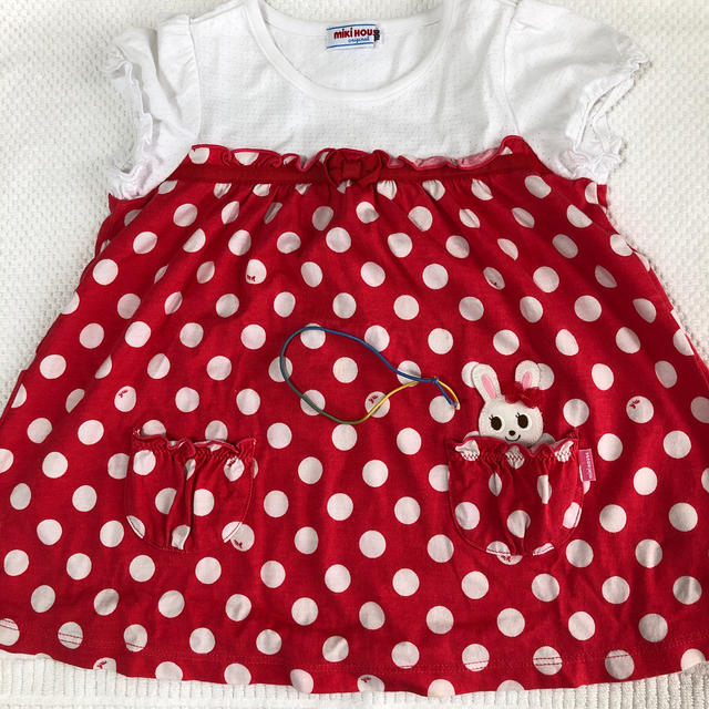 mikihouse(ミキハウス)のミキハウス  チュニック キッズ/ベビー/マタニティのキッズ服女の子用(90cm~)(Tシャツ/カットソー)の商品写真