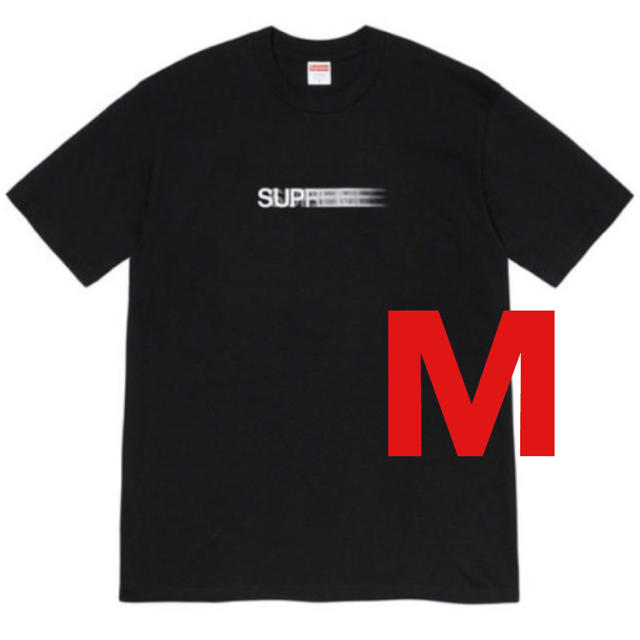 即発送 新品Supreme シュプリーム Motion Logo モーション 黒