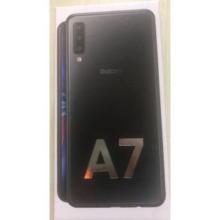 ギャラクシー(Galaxy)の【送料無料/新品未開封】Galaxy a7 simフリー ブラック(スマートフォン本体)