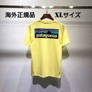 パタゴニア(patagonia)の海外正規品　即日発送　patagonia　半袖Tシャツ　イエロー　XLサイズ(Tシャツ/カットソー(半袖/袖なし))