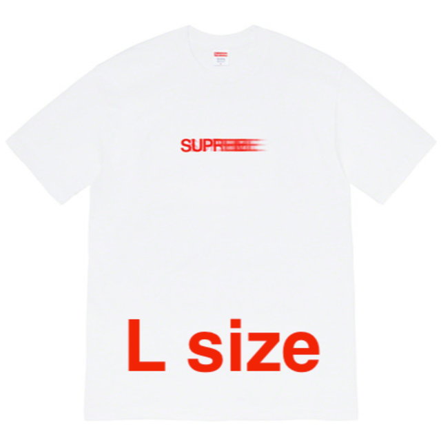 Supreme Motion Logo Tee/ White LTシャツ/カットソー(半袖/袖なし)