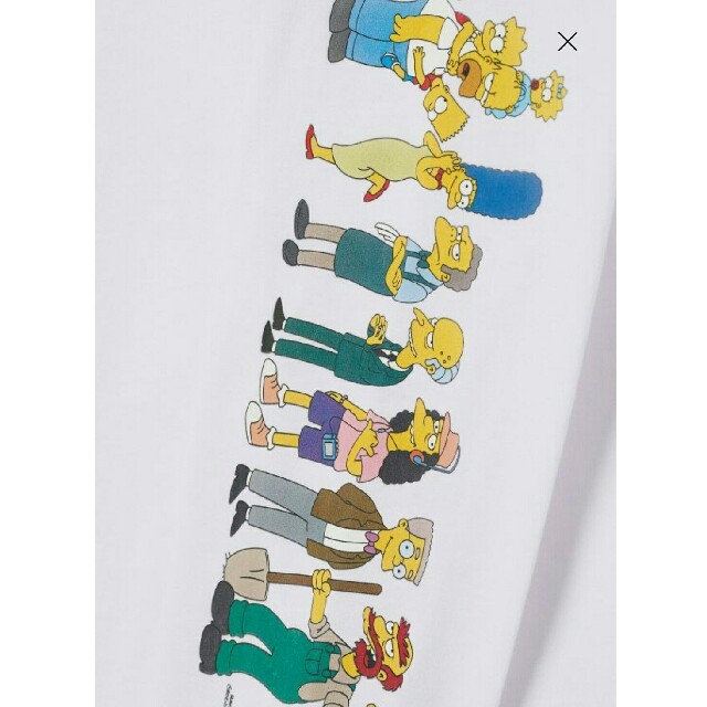 H&M(エイチアンドエム)のシンプソンズ レアキャラ 全員集合 ロンT メンズのトップス(Tシャツ/カットソー(半袖/袖なし))の商品写真