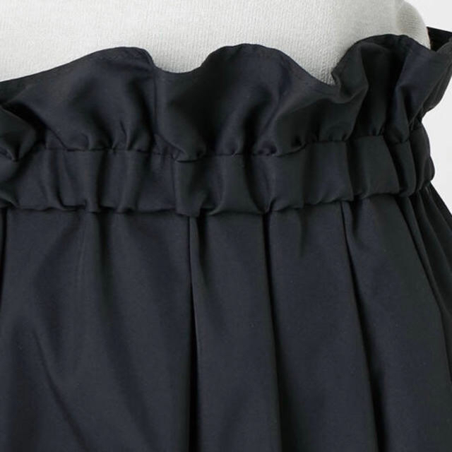MERCURYDUO(マーキュリーデュオ)のMERCURYDUO  ウエストフリルフレアスカート（ブラック レディースのスカート(ひざ丈スカート)の商品写真