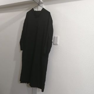 ネストローブ(nest Robe)のnest Robe　ネストローブ　V字ワンピース　黒(ひざ丈ワンピース)