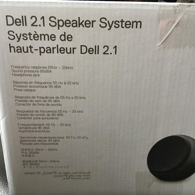 DELL(デル)のDell2.1 speaker system AE415 スマホ/家電/カメラのオーディオ機器(スピーカー)の商品写真