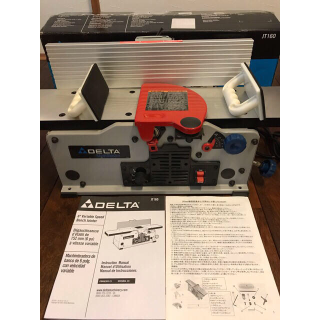 DELTA デルタ 手押しかんな 手押しカンナ JT160JP | energysource.com.br