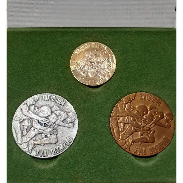 東京オリンピック1964年　記念メダル3点セット　金銀銅 エンタメ/ホビーの美術品/アンティーク(貨幣)の商品写真