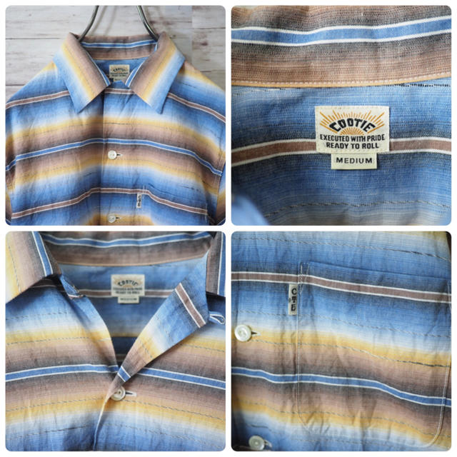 COOTIE(クーティー)のCOOTIE Native Border S/S Open Neck Shirt メンズのトップス(シャツ)の商品写真