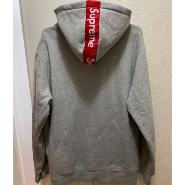 XL 14AW Supreme tape logo zip up Hooded