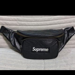 シュプリーム(Supreme)の17SS supreme leather waist bag レザー(ウエストポーチ)