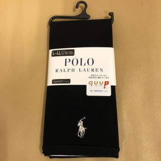 ポロラルフローレン(POLO RALPH LAUREN)の新品　レディース  ポロラルフローレン　7分丈黒レギンス　L〜LL寸　日本製(レギンス/スパッツ)