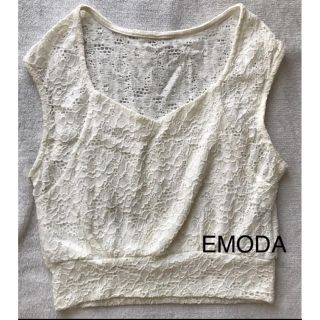 エモダ(EMODA)のEMODA レーストップス(カットソー(半袖/袖なし))