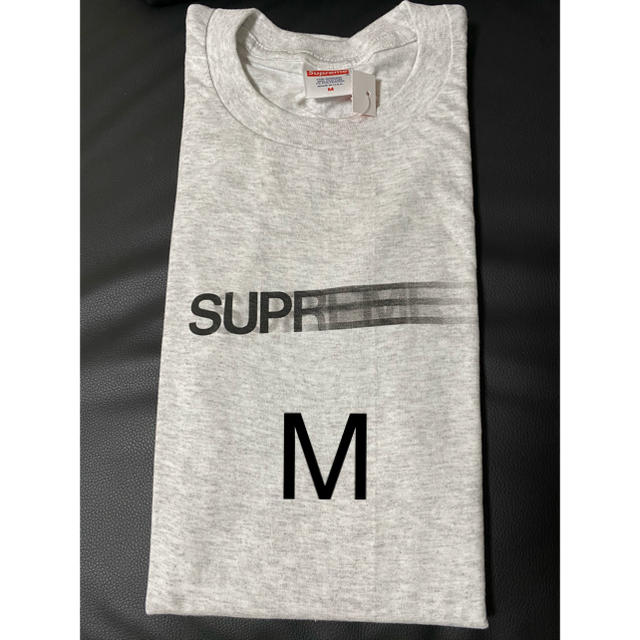 Tシャツ/カットソー(半袖/袖なし)【送料込み】Supreme Motion Logo Tee グレーMサイズ