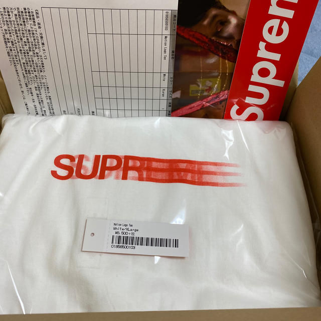 Supreme - supreme motion logo tee XL 白の通販 by プロフ確認！旦 ...