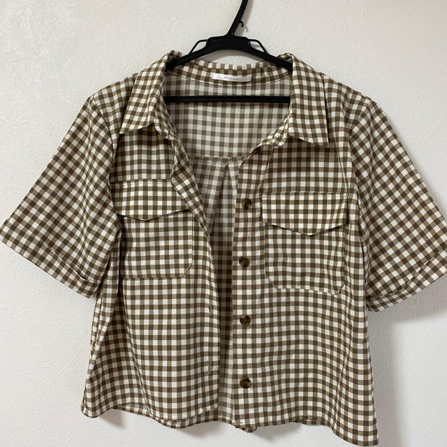 RETRO GIRL(レトロガール)のRETRO GIRL チェックシャツ レディースのトップス(シャツ/ブラウス(半袖/袖なし))の商品写真