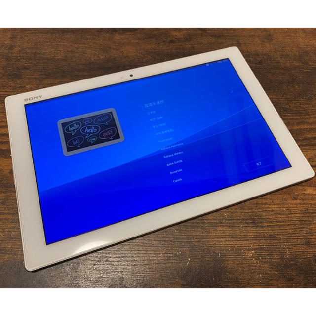 Xperia Z4 Tablet LTE SIMフリー SGP771化 超美品