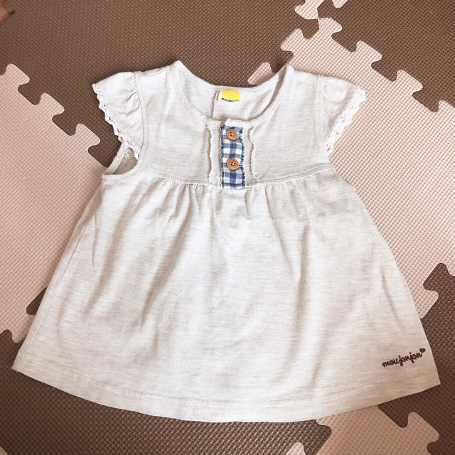 mou jon jon(ムージョンジョン)のワンピース　チュニック  トップス キッズ/ベビー/マタニティのキッズ服女の子用(90cm~)(ワンピース)の商品写真