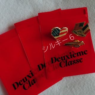 ドゥーズィエムクラス(DEUXIEME CLASSE)のドゥーズィエムクラス ハート フラッグ ピンバッジ(その他)