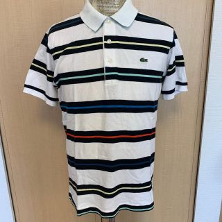 ラコステ(LACOSTE)のラコステ　ボーダーポロシャツ(ポロシャツ)