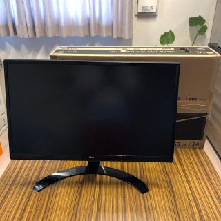 エルジーエレクトロニクス(LG Electronics)のLG 24UD58-B 23.8インチ IPS 4Kモニター 中古美品(ディスプレイ)