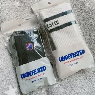 アンディフィーテッド(UNDEFEATED)のUNDEFEATED 靴下2セット(ソックス)